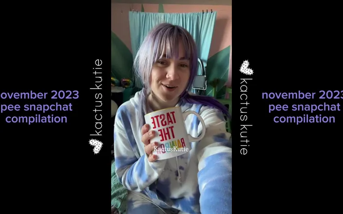Kactus kutie: November 2023 Pee Compilation