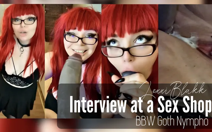LexxiBakk: Interview in a sex shop