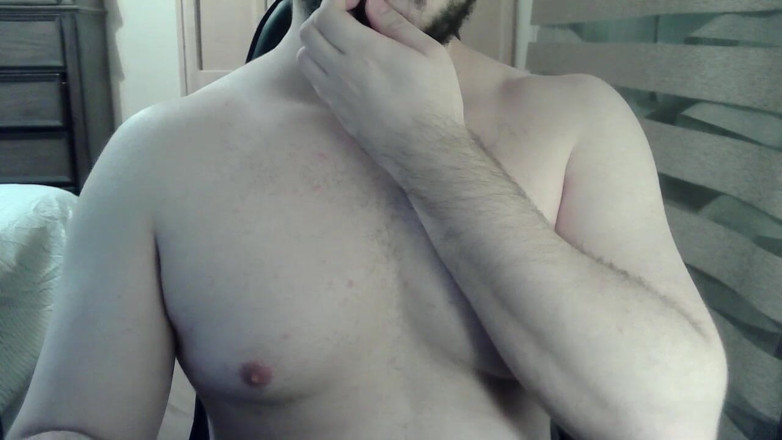 Himbo_Fox: Muscular Jock Flexes His Muscles on Can