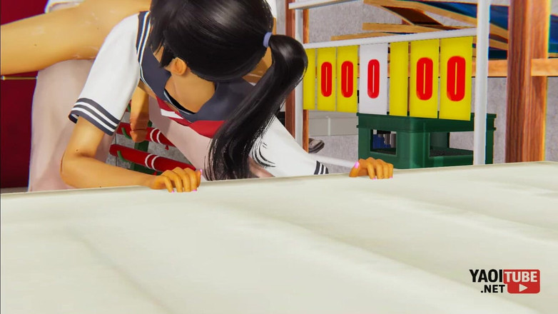 Yaoitube: Femboy Yaoi - Simon fucked dla swojego nauczyciela siłowni