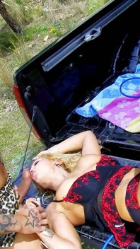 Conan the horny barbarian - skinny milf ginger is fucked by a fat cock
