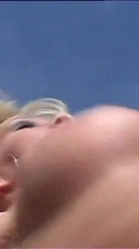 First Time Rough Anal for a Slutty Blonde Whore