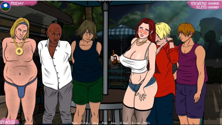 XXX Games Bunk: Lust Town - Gameplay - Roleplay - Amanda Works in Bar and Gets...