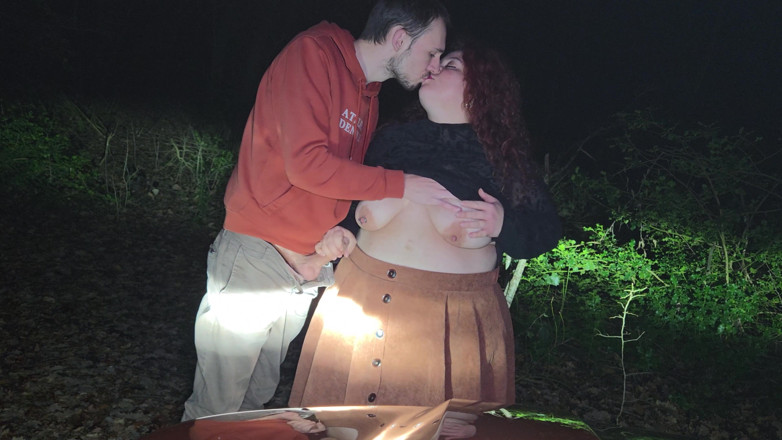 abricot sucree: Little Bitch Getting Fucked in the Middle of the Forest...