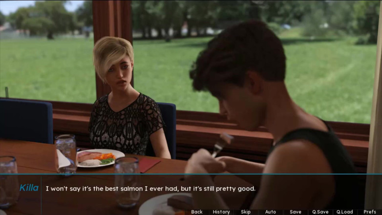 Visual Novels: Летний запах, часть 11 (сводный маршрут)