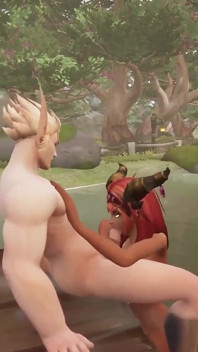 L'elfo riceve un pompino sul molo: parodia di warcraft