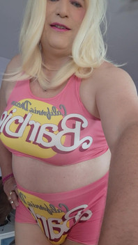 Blonde Bimbo for Daddy!