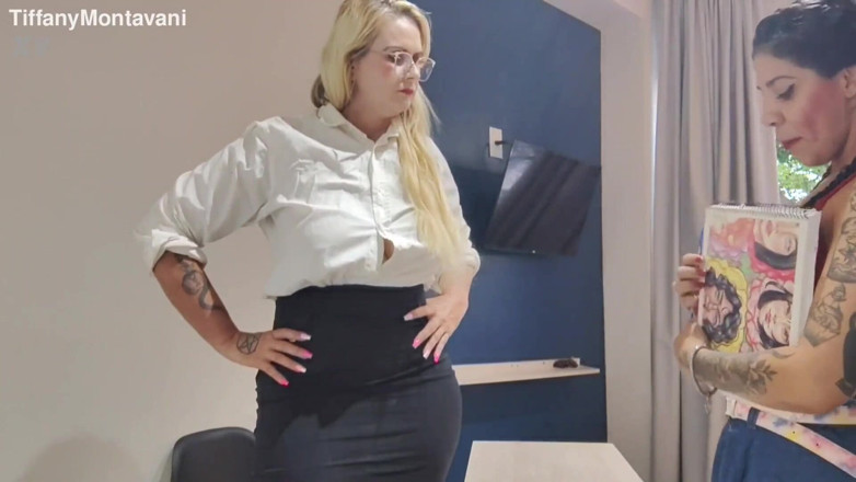 Tiffany Montavani: Teacher and Student Having Sex and Putting a Pen in...