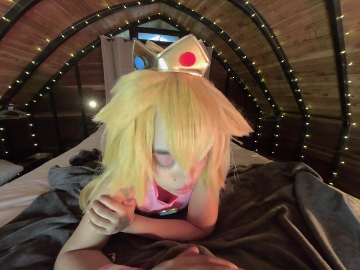 CuttiejennieVR: ピーチのスペシャルレベル:カウントダウン付きJOIミッション