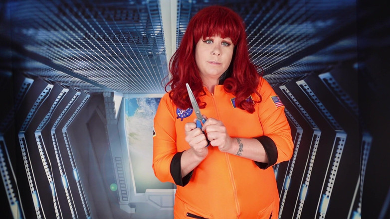 Deanna deadly: นักบินอวกาศให้ POV เย็ดหีและสอนชักว่าวให้นมใหญ่ของเธอ