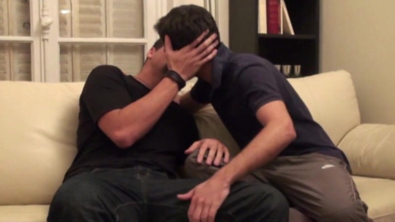 YOUNG FRENCH DUDES FUCKERS: Julien fucked by straight boy curious for casting porn