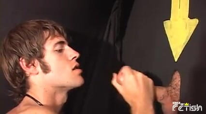 Gay Diaries: Group of young guys participate at a blowing contest and...