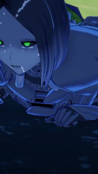 Necron anime girl : Warhammer 40 000 Hentai parody