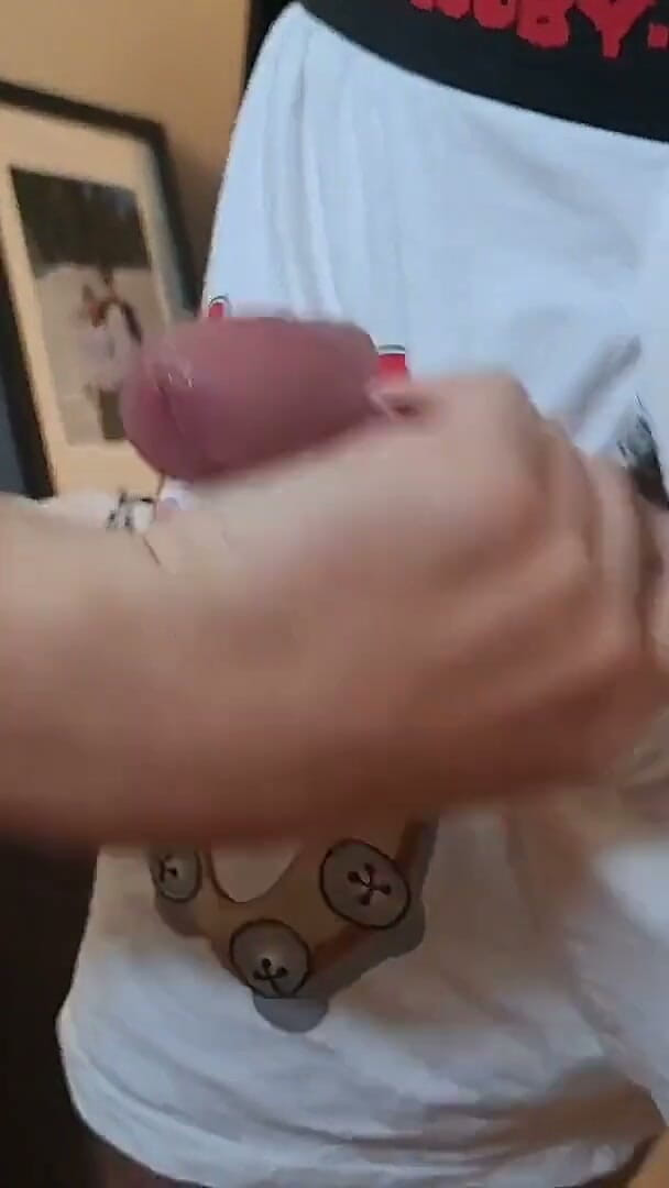 Stepdaddy Takes Dick Out of Boxers Lets Junior Take It Down His Throat and Boy Pussy!