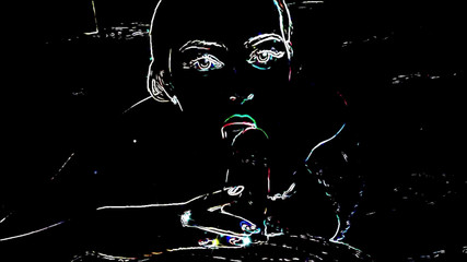 SexyFairyTale: Sladká dívka kouří