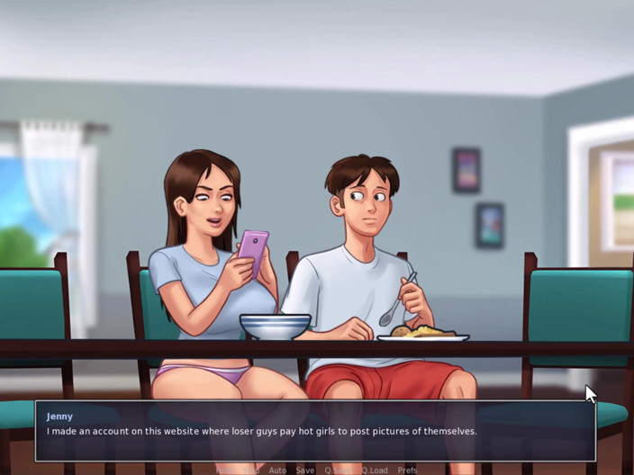Johannes Gaming: Summertime Saga - Jenny asked me to help her take nudes