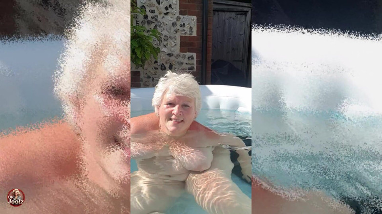 Uk Joolz: Lesbian Hot Tub Tit Fest!