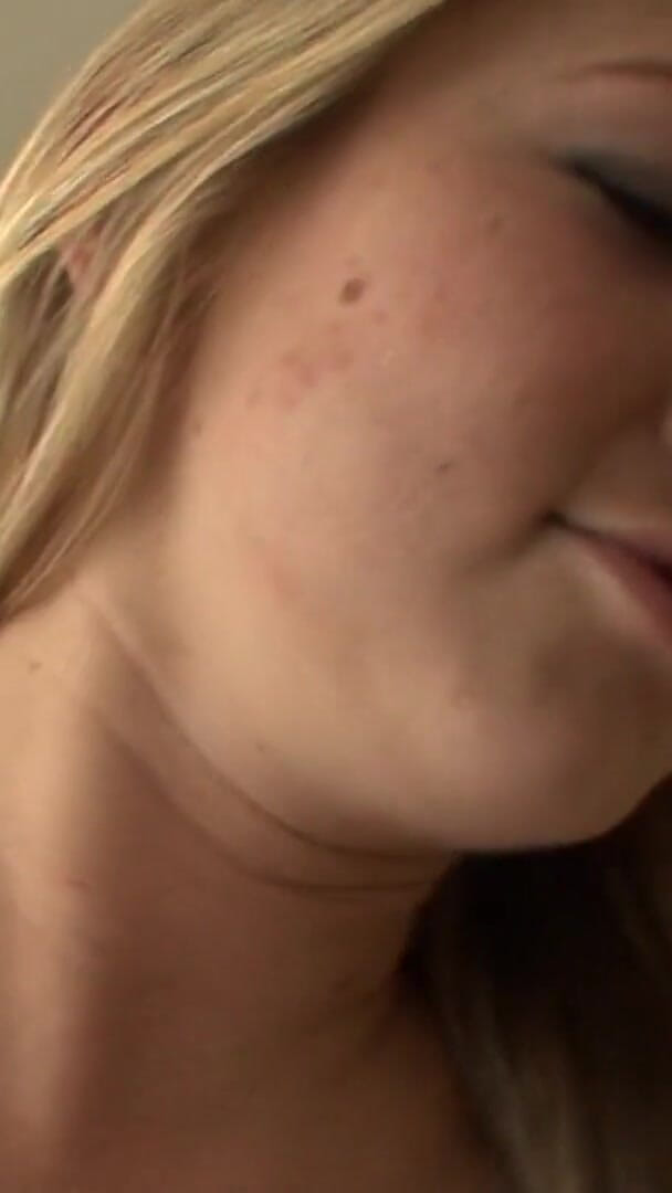 Girl on Girl: Cute lesbian couple kisses each other on the tits before...