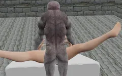 Alien Monster Hard Fucking with Bick Dick