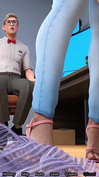 Nevlastní máma dostane ptáka - Sexbot Futa Route #4 animovaný porno hra hra