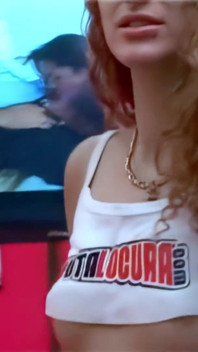 Monica Ledesma: Monica Ledesma with Torbe at the Barcelona Cine Erotico Festival in 2006
