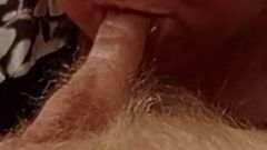 Stepmom with Glasses Sucks My Dick Until Cumshot