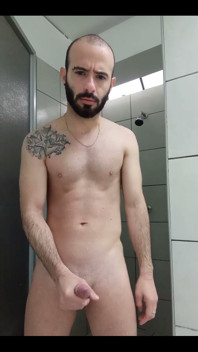 Coming out of the shower...