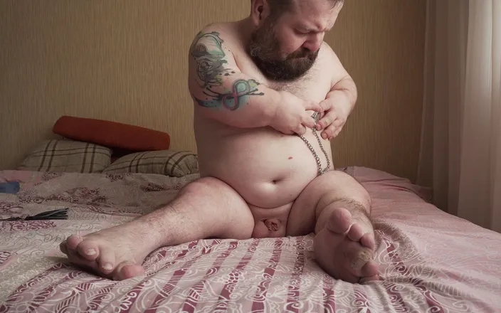 MiniCorgi: Midget Spanks Himself and Punished His Dick