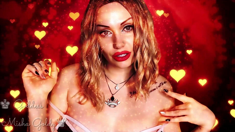 Goddess Misha Goldy: Uwielbiam zaklęcie! Będziesz uzależniony od mojego głosu i moich oczu!...