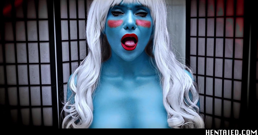Hentaied: Hentai kehidupan nyata - JOI - alien biru panas muncrat dan masturbasi