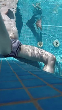 Horny Stepdad and Stepson Finally Alone in the Home Jacuzzi