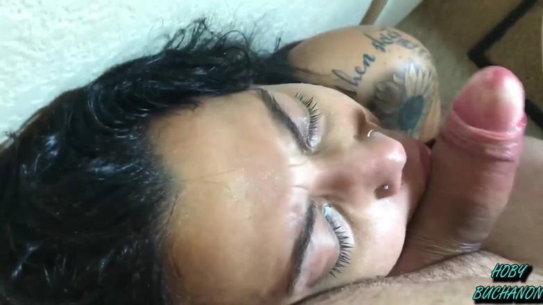 Hoby Buchanon: Slave Girl Worships Cock & Gets a Rough Sloppy Throat Pounding