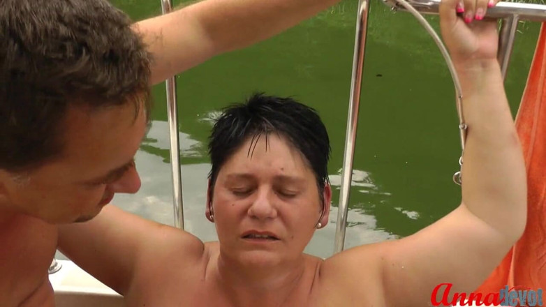 Anna Devot: Annadevot - Boat special: Squirting on the boat deck