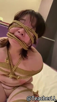 Tied Vibrator Breast Clamps