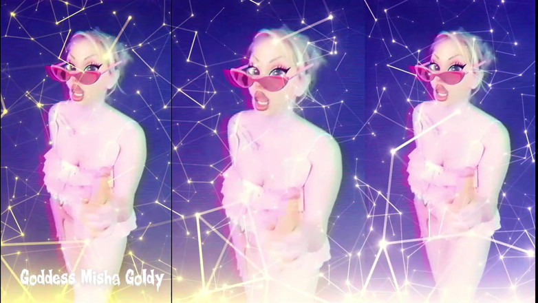 Goddess Misha Goldy: Saca tu clítoris y masturbate mientras te humilla y entrena...