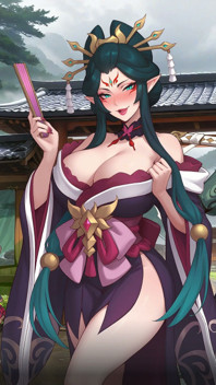 Harem fantezisi - sapık ninja kaydırma oyunu bölüm 1 - Kagura köyüne giriyor