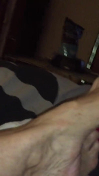 Stepaunt Shows Feet After a Long Day