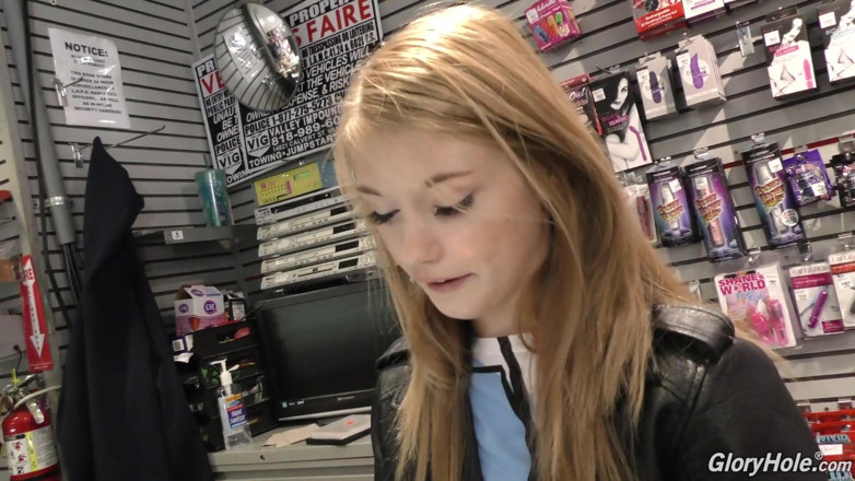 Gloryhole: Hannah Hays ssie wielki czarny kutas gloryhole