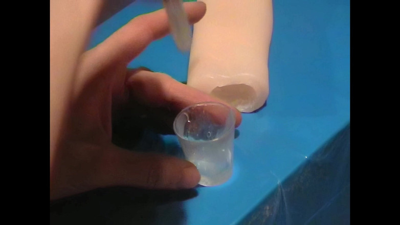 Mark Hannes: Fleshlight Bed Fuck Masturbation and the Sperm Is for a...