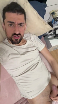 Hot Stepdaddy Showing off Big Cock