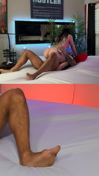 Homegirl creampied för skojs skull