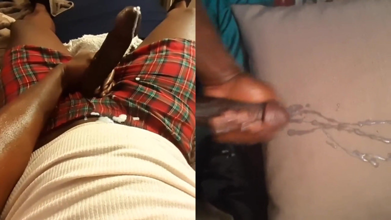Big black cock BBCee: Accarezzo il mio bbc compilation di sborrate a mani libere
