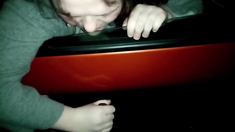 Real homemade BBW BBC porn: Дрочка от удела на улице