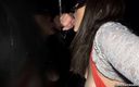 Cumdrinking Wife: Servind pule de peste 15 la gaura din zid - gloryhole în timp...