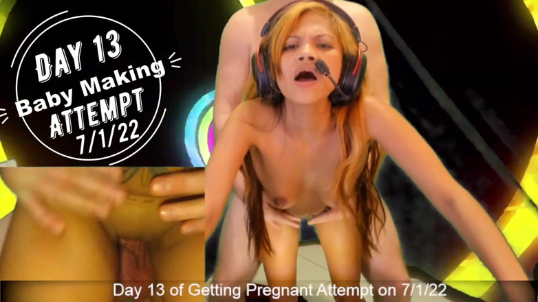 SexyGamingCouple: Day 13 wife breeding attempt - SexyGamingCouple