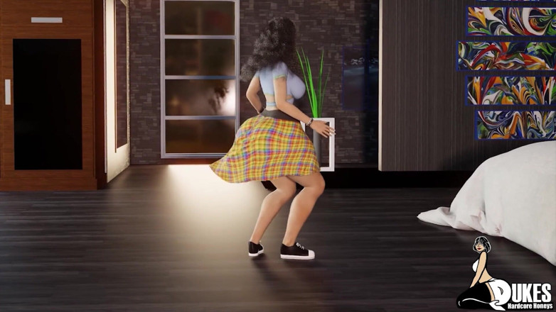 Dukes Hardcore Honeys: Груба жінка-борець зустрічає свій сексуальний матч, і двоє старих коханців знову розпалити старе полум'я