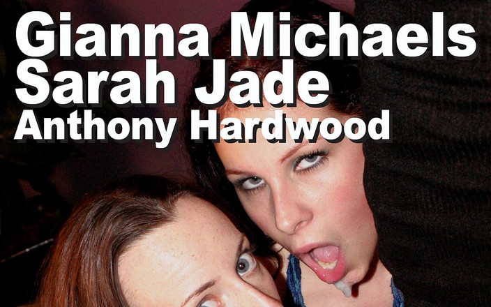 Edge Interactive Publishing: Gianna Michaels &amp; Sarah Jade &amp; Anthony Hardwood menghisap kongkek pancutan muka...