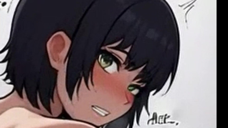 Aiwaifuloops: Segretaria waifu pov - primo piano, stuzzicamento, calella e gioco malizioso