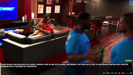 Wickedgammes studio: 比安卡和亚伦，一个贪得无厌的婚姻 第2部分