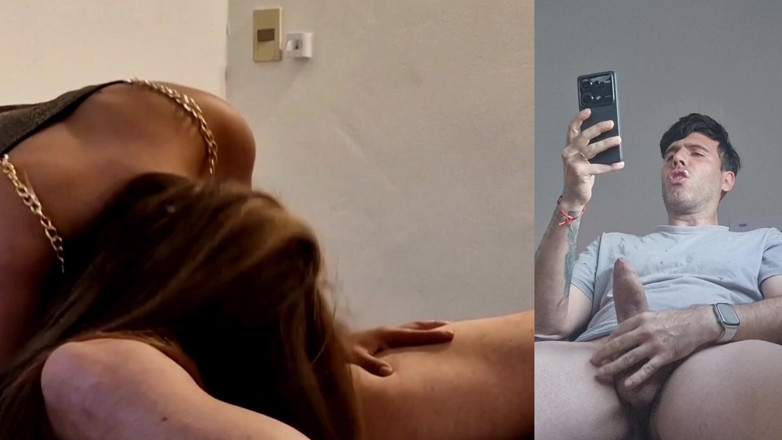 Latinascachondas: My Boyfriend Sees How I Suck Another Cock